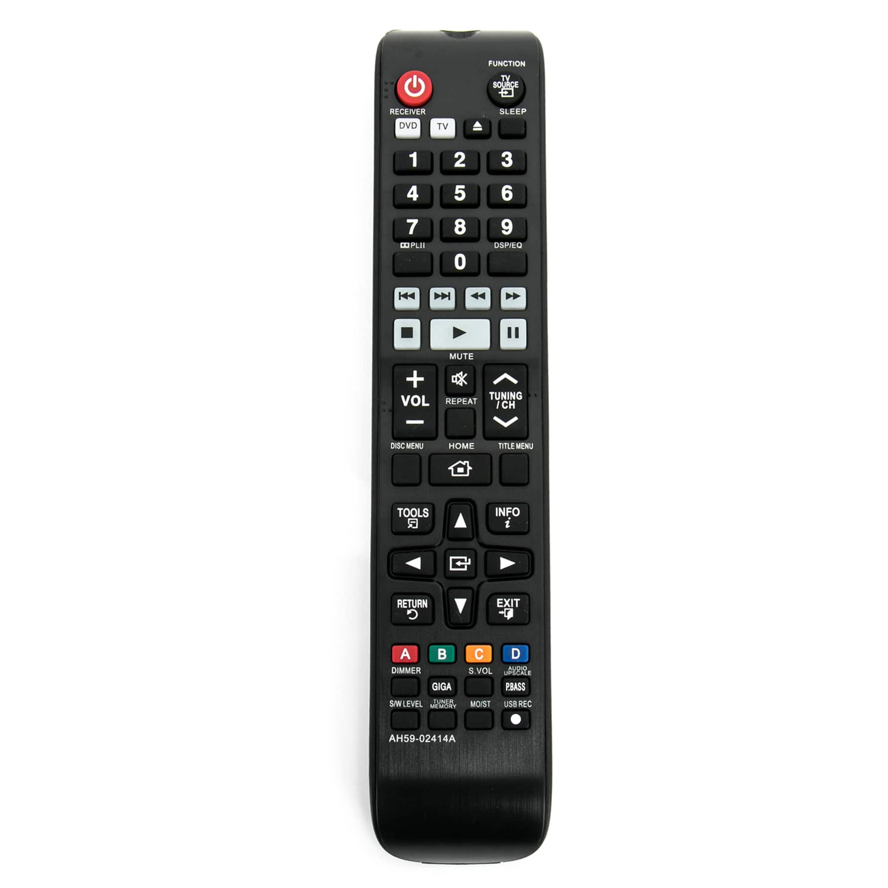 ALLIMITY - AH59-02414A Replacement Remote, Control Fit For Samsung Home Theater System HT-E550 HT-E450 HT-E453 HT-E455 HTE550/ZA - Black
