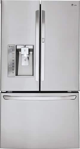 LG - 29.6 Cu. Ft. French Door-in-Door Smart Wi-Fi Enabled Refrigerator-Front_Standard