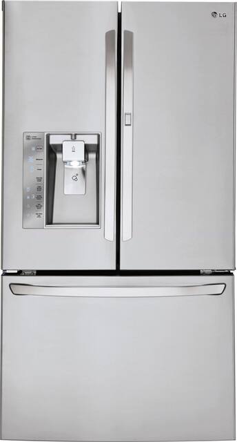 Lg 29 6 Cu Ft French Door In Door Smart Wi Fi Enabled Refrigerator Stainless Steel Lfxs30766s Best Buy