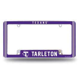 Rico Industries - Tarleton State Texans Chrome Metal License Plate Frame with Full Frame Team Color Graphics - Multi