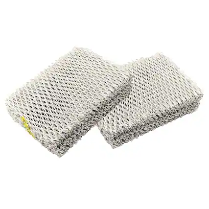 Front. HQRP - 2-Pack Humidifier Wick Filters Replacement 31941-94124 for Hunter 33201 33202 33204 33222 37201.
