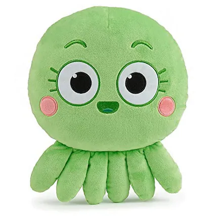 Front. WowWee - Baby Shark: Fin Friends Vola - 8" Plush with Sound.