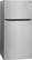 Angle. LG - 23.8 Cu. Ft. Top-Freezer Refrigerator with Ice Maker - Stainless Steel.