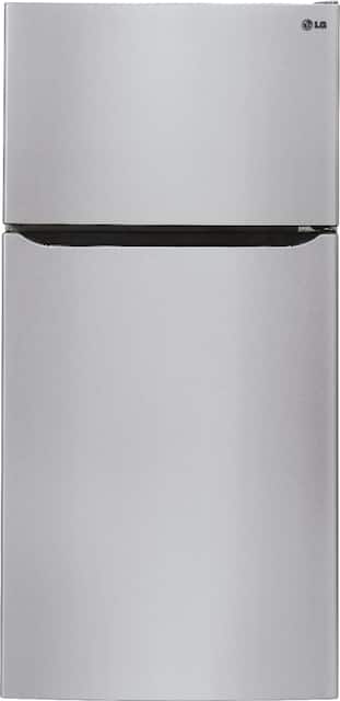 Lg 23 8 Cu Ft Top Freezer Refrigerator With Ice Maker Stainless Steel Ltcs24223s Best Buy