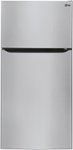 Front Zoom. LG - 20.2 Cu. Ft. Top-Freezer Refrigerator - Stainless Steel.