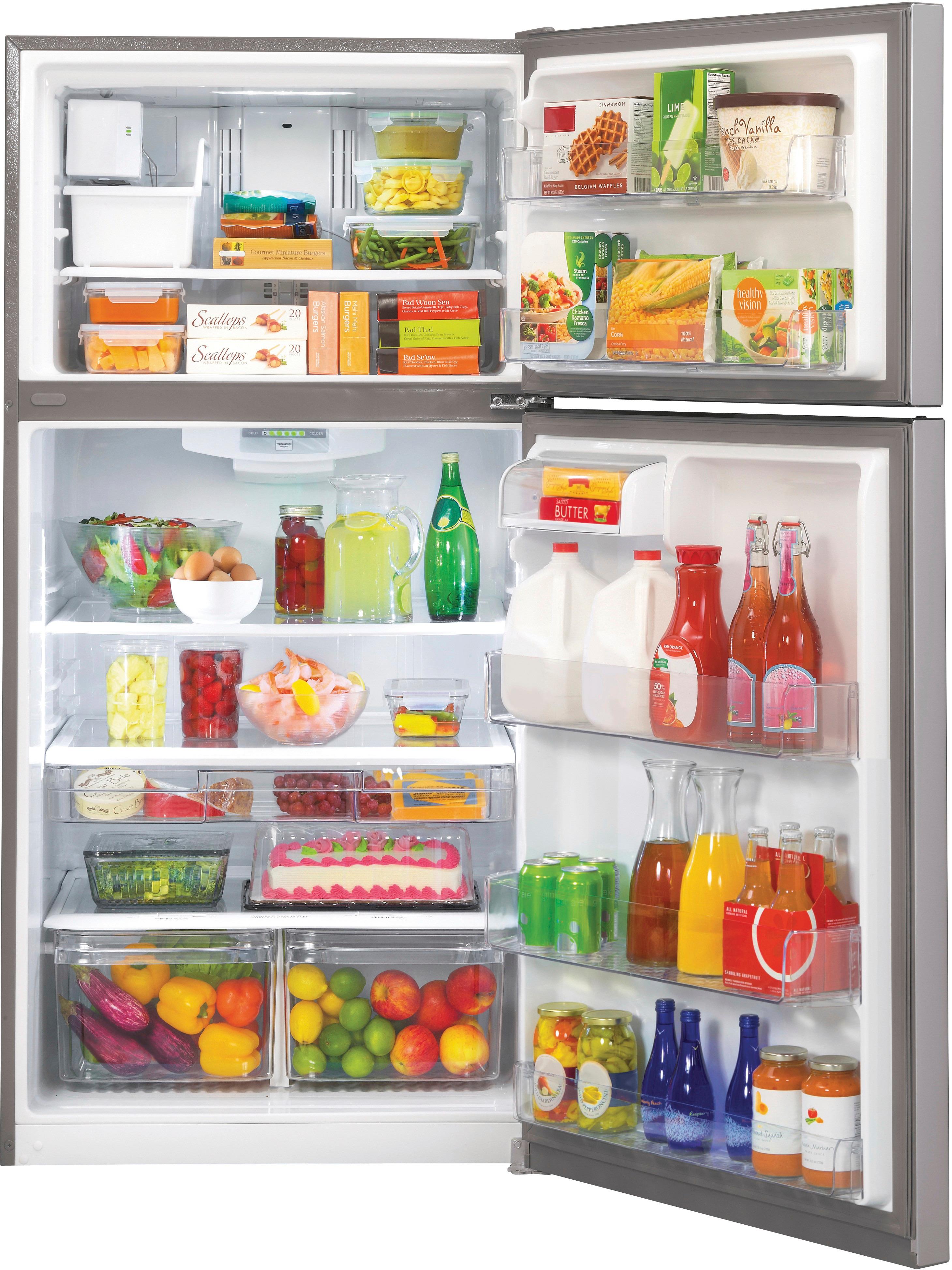 Customer Reviews: LG 20.2 Cu. Ft. Top-Freezer Refrigerator Stainless ...