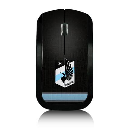 Front. Keyscaper - Minnesota United FC Team Stripe Wireless Mouse - Multicolor.