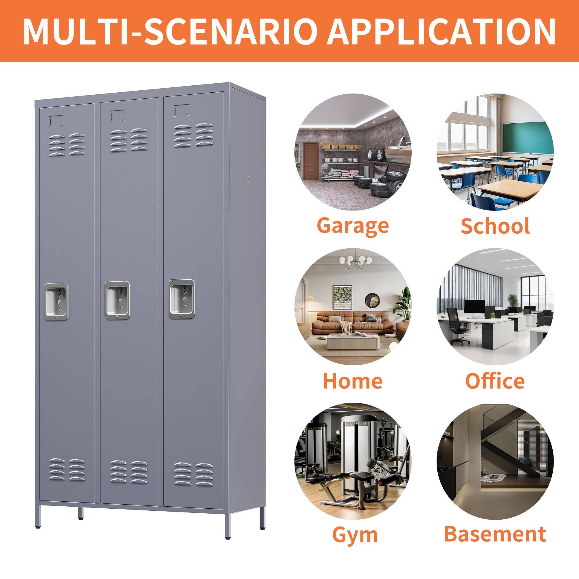 MULTI-SCENARIO APPLICATION

- Garage
- School
- Home
- Office
- Gym
- Basement
