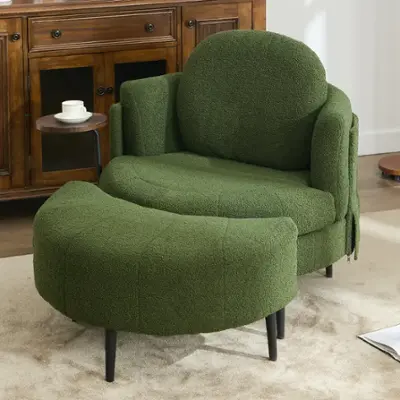 オットマン・スツール Ottoman sofa - Green 楽天市場】オットマン 足置き台 高さ35cm スツール ソファ 1人