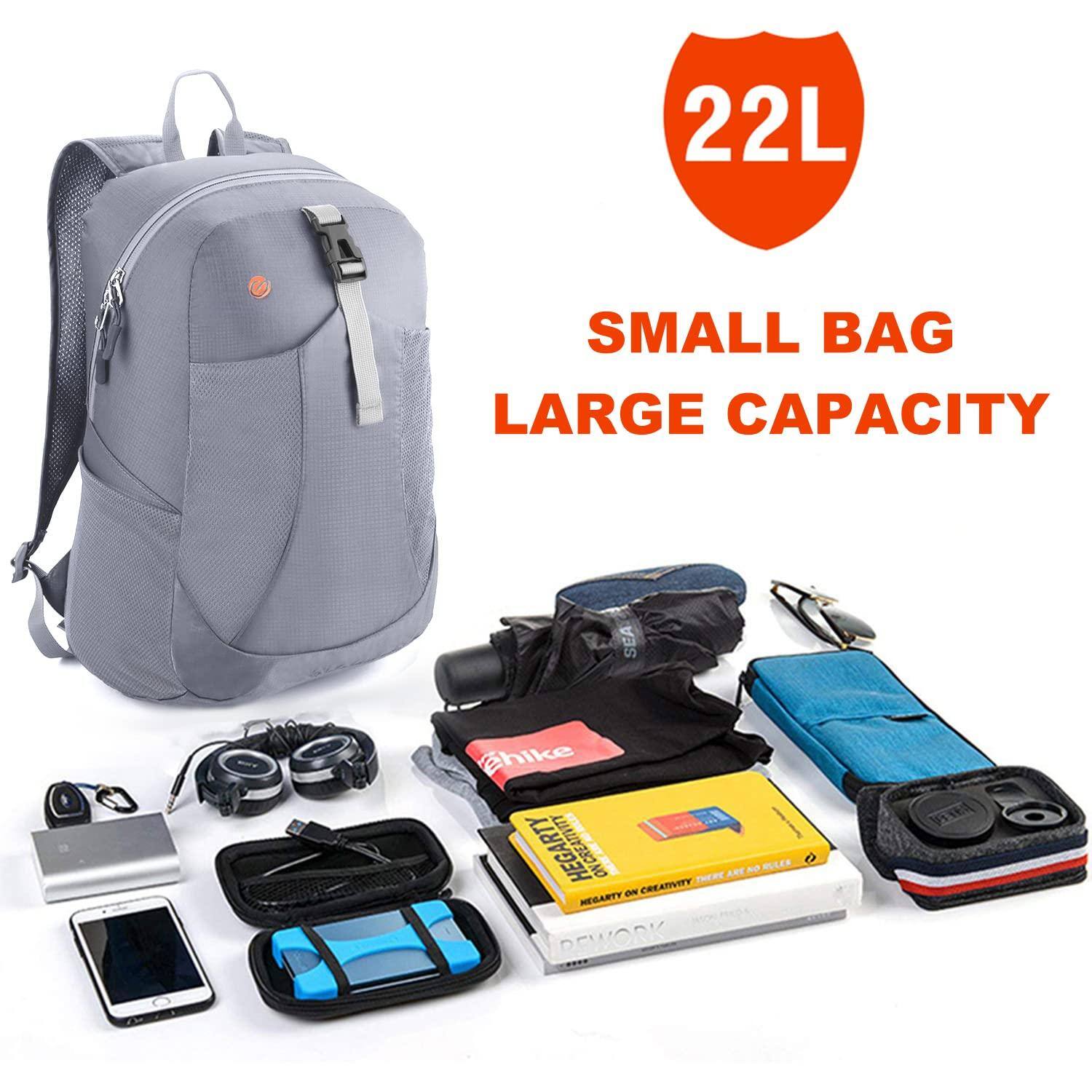 Cozy Serene 22l Lightweight Packable Hiking Backpack Small Day Pack For ...