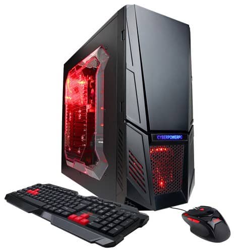 CyberPowerPC - Gamer Xtreme Desktop - Intel Core i5 - 8GB Memory - 1TB Hard Drive - Black/Red