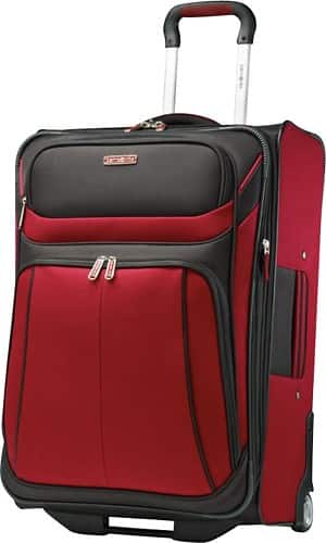 Front Standard. Samsonite - Aspire Sport 29" Expandable Upright Suitcase - Brick Red/Black.