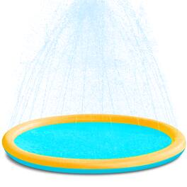 Joyfy - 60" Non-Slip Splash Pad Sprinkler – Outdoor Water Play Mat for Kids, Toddlers & Dogs – Durable Backyard Pool Party Toy