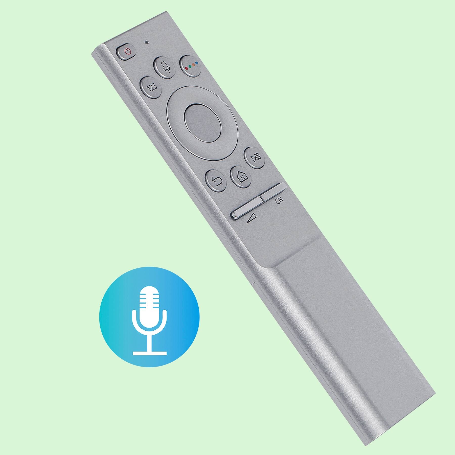 Left. ALLIMITY - BN59-01272A Voice Replaced Remote fit for Samsung TV QN65Q7F QN65Q7 QN75Q7F QN55Q7 QN75Q7 QN55Q7F QN75Q7FAMFXZA - Black.