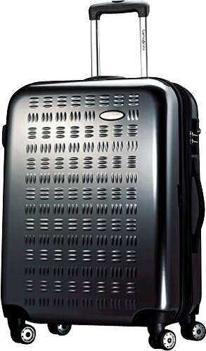 Front Standard. Samsonite - Gravtec 20" Spinner Upright Suitcase - Black.