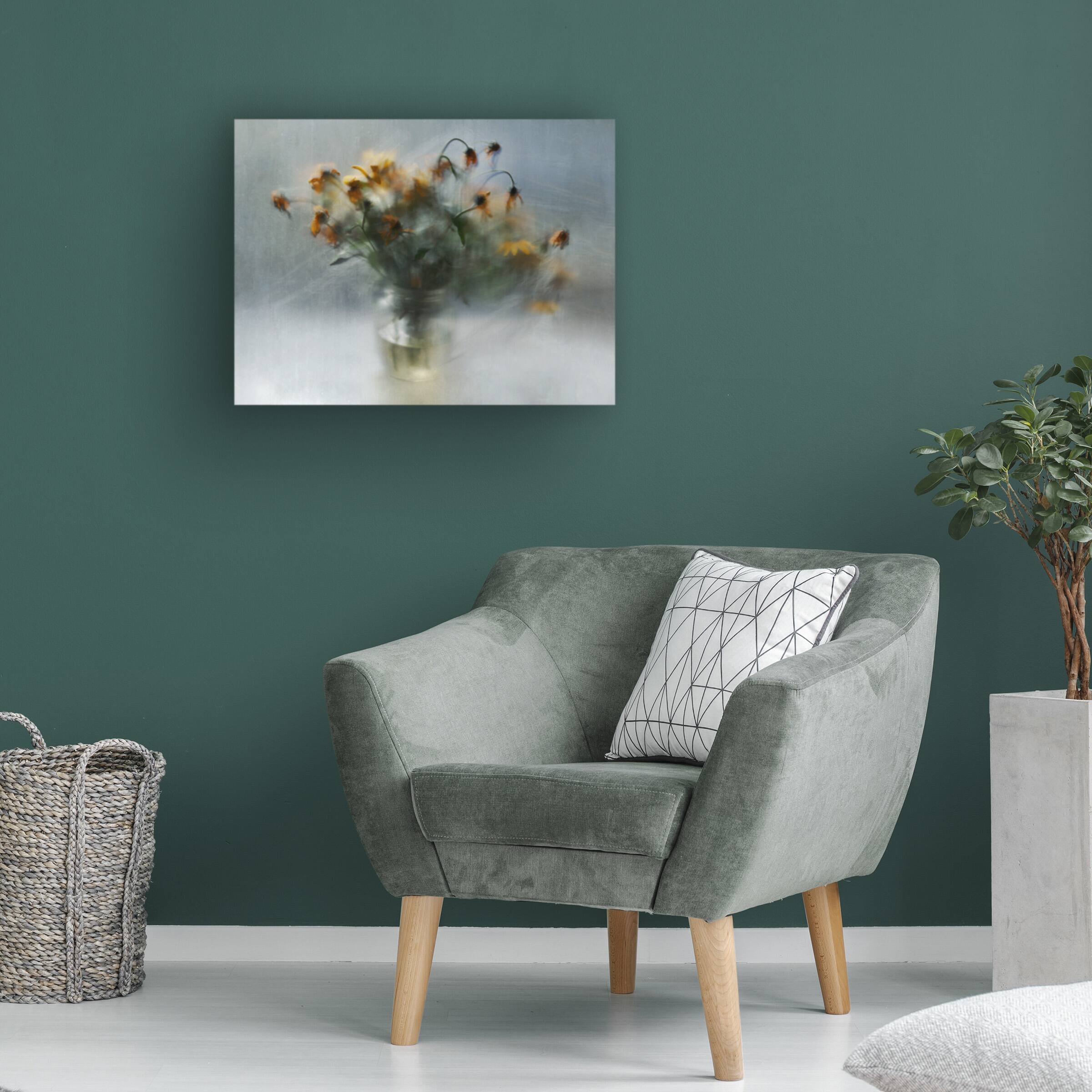 Alt View 1. Trademark Fine Art - Ulrike Landau Fading Bouquet Canvas Art - 47 x 35 Inches - 47x35 - Multicolor.