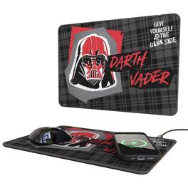 Keyscaper - Star Wars: A New Hope Ransom 15-Watt Wireless Charger and Mouse Pad - Darth Vader