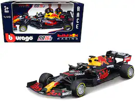 Honda RB16B #33 Max Verstappen Formula One F1 Red Bull Racing (2021) 1/43 Diecast Model Car by Bburago - Black