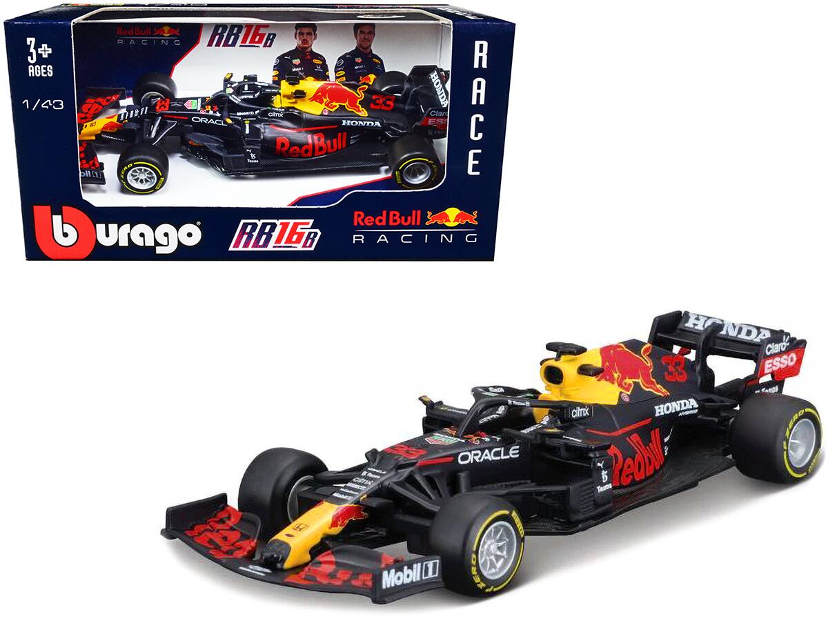 Red Bull Racing RB16B  
3+ Ages  
1/43  
Durago  
Red Bull Racing  
Oracle  
Mobil 1  
Claro  
ESSO  
Honda  
Citrix  
33