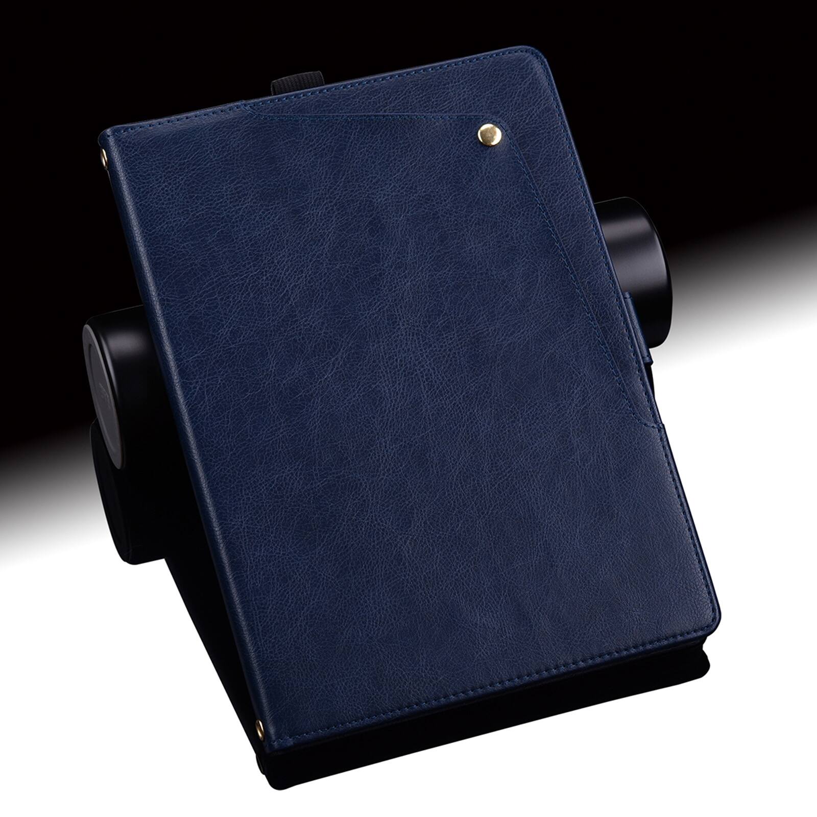 Alt View 3. Dteck - Case For Samsung Galaxy Tab A11+ 2025/A9+ 2023 11-inch Business Premium Leather Folio Adjustable Stand Card Slots Cover - Blue.