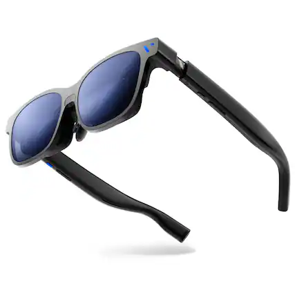 Front. VITURE - Beast XR/AR Glasses: Biggest & Brightest, 58° 1200p Built-in 3DoF, 9-Level Dimming, HARMAN Audio, Regular - Black.