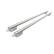 Front. KitchenAid - Handle Hardware Accessory Kit for 42" Built-In Side-by-Side Refrigerator - Monochromatic Stainless Steel.