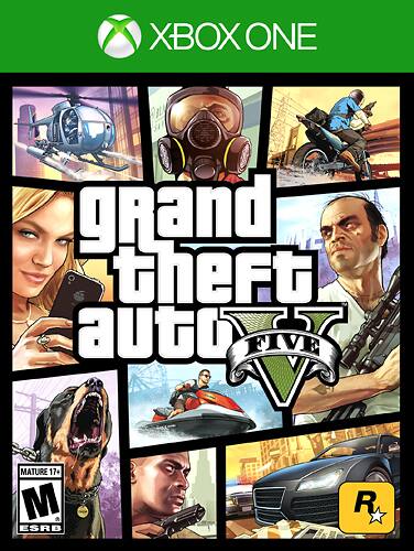 Front. Rockstar Games - Grand Theft Auto V - Multi. - M (Mature 17+)