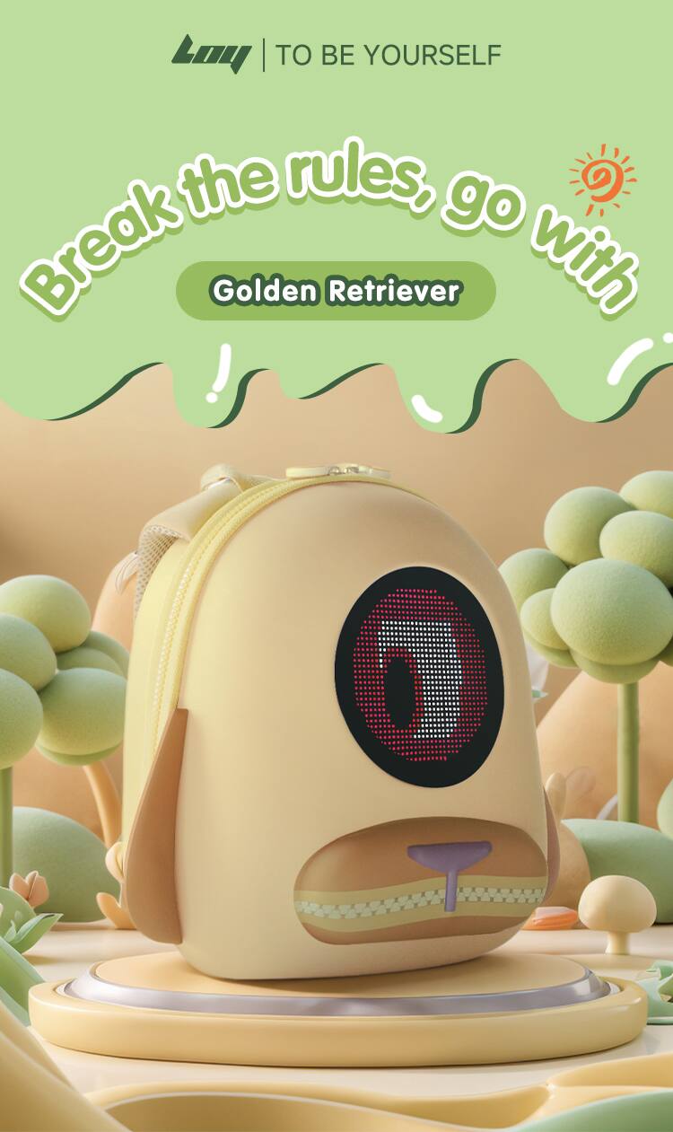 Loy | TO BE YOURSELF  
Break the rules, go with Golden Retriever