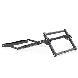 Dardoo - Foldable Flight and Racing Pedal Stand with Seat Stand Suitable for Logitech G29 G920 G923, Thrustmaster, Fanatec - Black