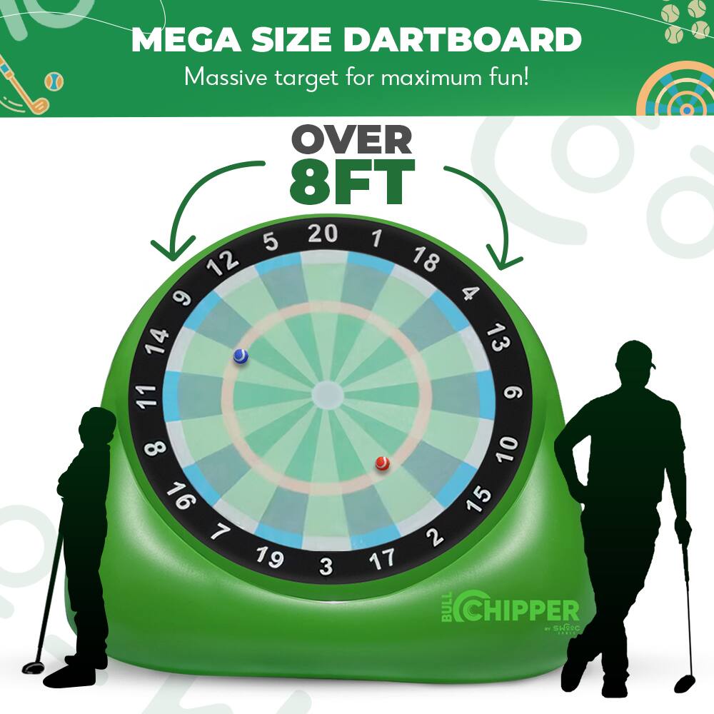 1 MEGA SIZE DARTBOARD Massive target for maximum fun! OVER 8FT

1 20 5 12 18 4 13 11 9 14 8 10 16 15 7 2 19 3 17

BULL CHIPPER - SHVIC