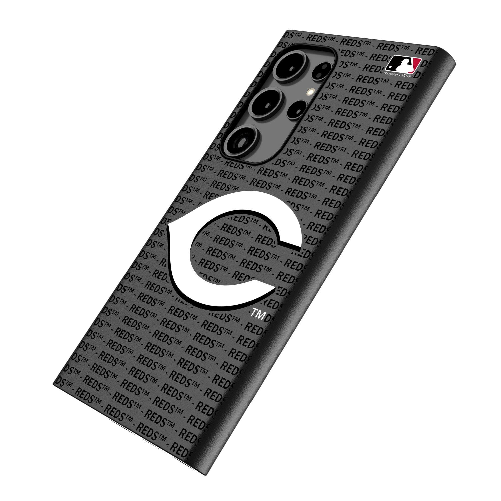 Keyscaper Cincinnati Reds Text Backdrop Galaxy Magnetic Bump