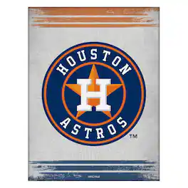 Holland Bar Stool Co. - Houston Astros 24" x 32" Splash Canvas Wall Art - Multicolor