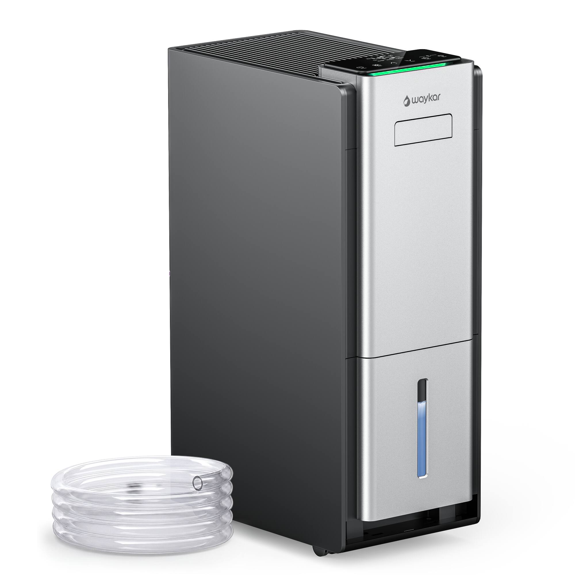 Alt View 7. Waykar - Waykar 80-Pint Energy Star Most Efficient Dehumidifier, Covers up to 5,000 Sq. Ft. for Basements and Large Rooms - black.