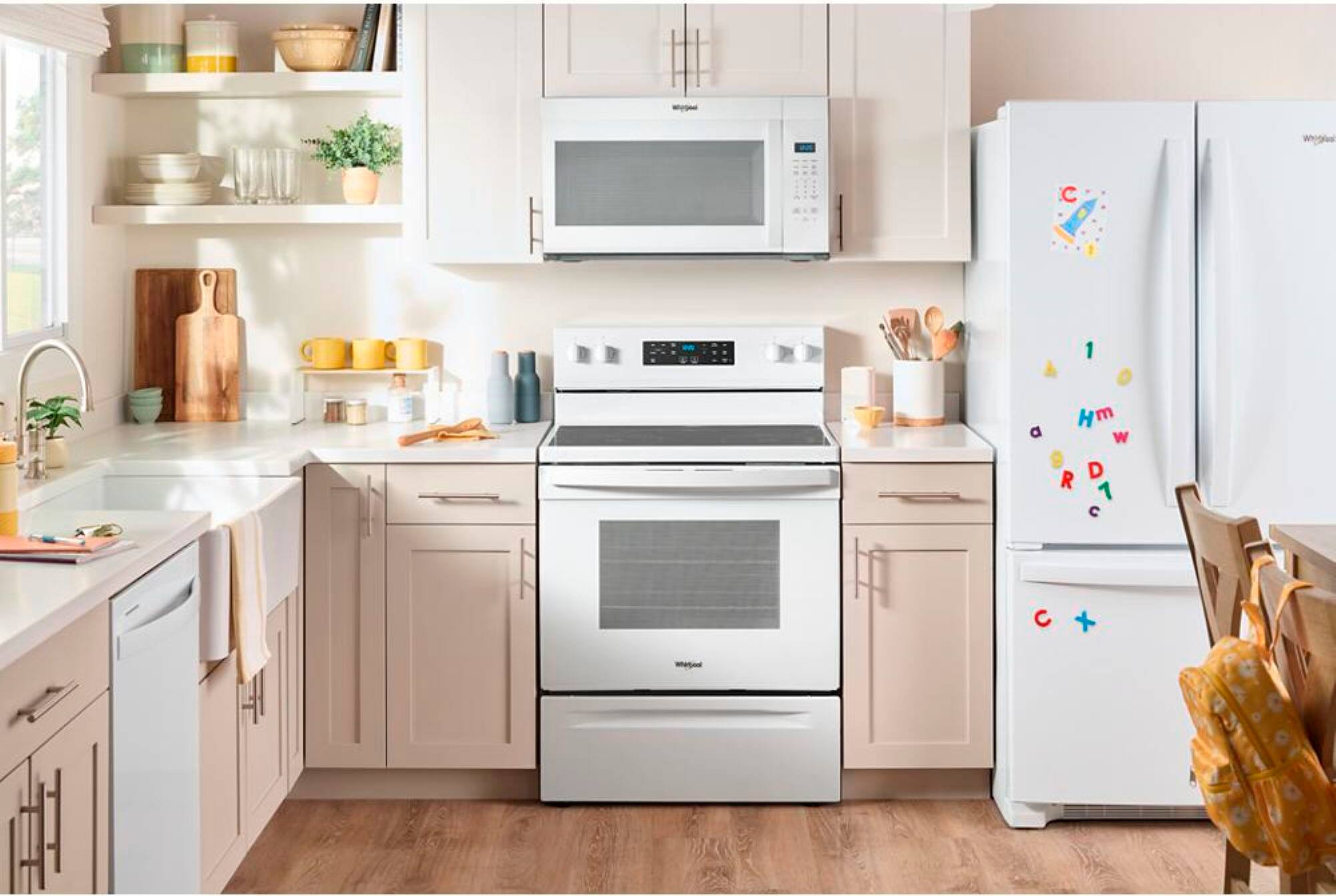 Alt View 14. Whirlpool - 1.7 Cu. Ft. Over-the-Range Microwave with 1000-Watts Cooking Power - White.