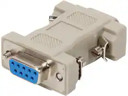 Cables to Go - C2G 02457 MultiSync VGA (HD15) Male to DB9 Female Serial RS232 Adapter, Beige