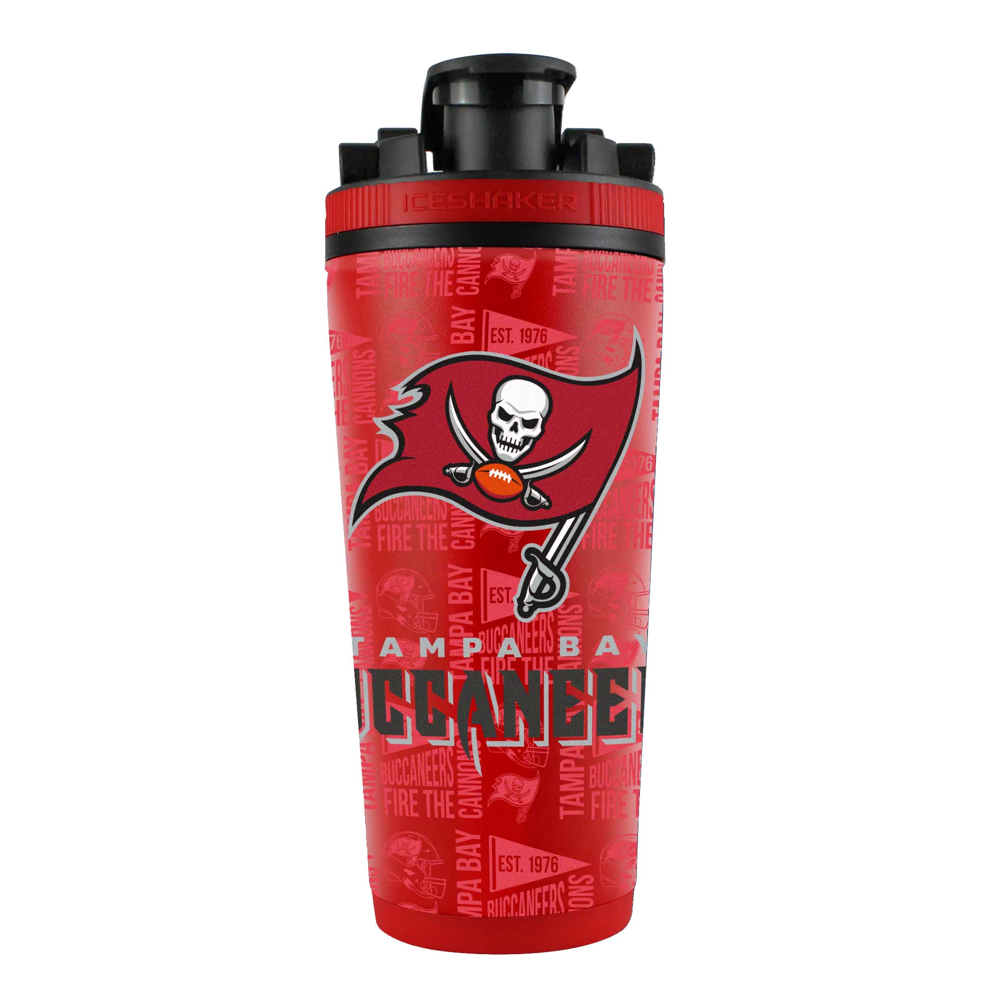 WinCraft - Tampa Bay Buccaneers 26oz. 4D Stainless Steel Shaker Bottle - Multicolor