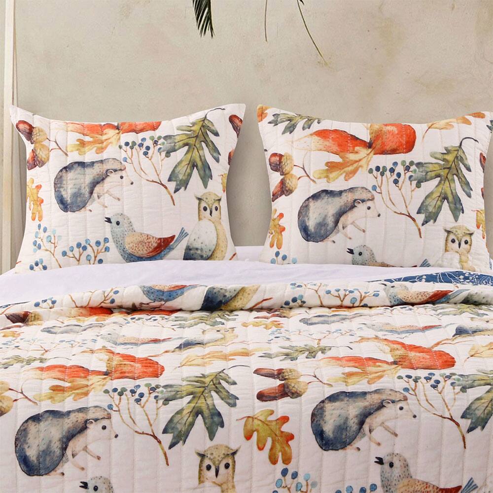 Front. BreeBe - Willow Sham Standard - Natural.