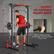 HEIGHT ADJUSTABLE SQUAT RACK 11.8" -70.9" With 8 different levels to precisely accommodate your size