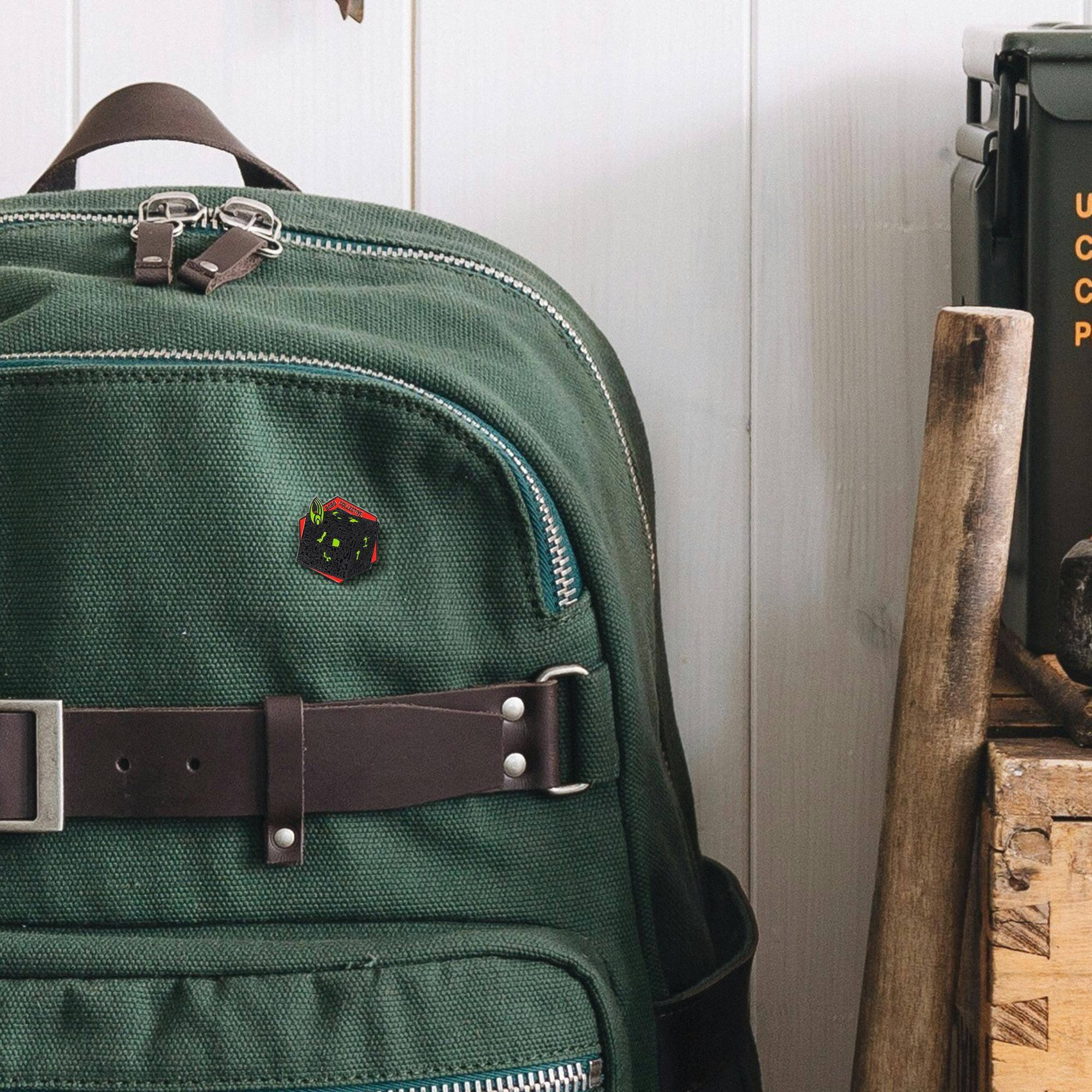 Alt View 3. Nerd Block - Star Trek Borg Collective Enamel Collector Pin - Black.