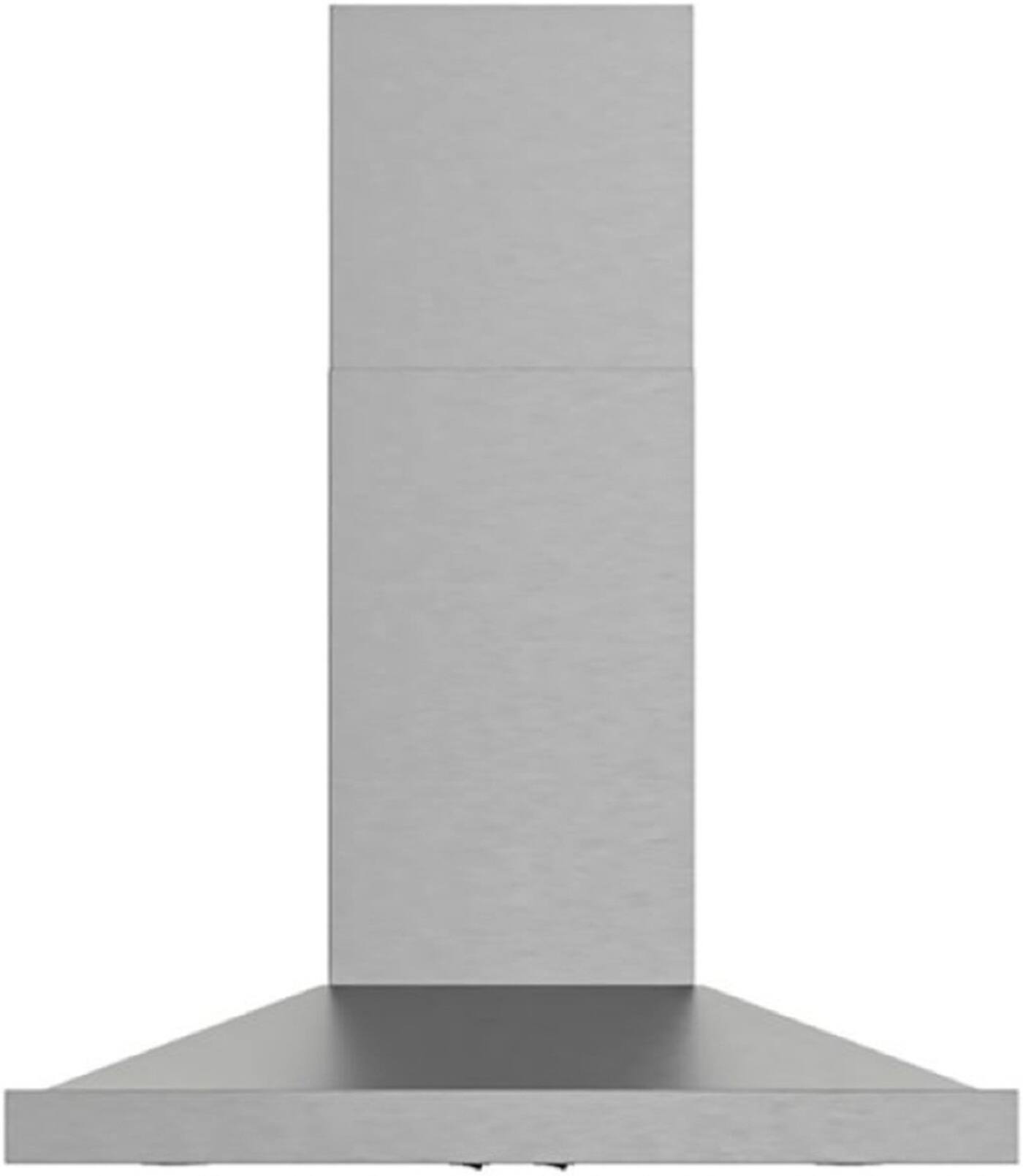 Front. Broan - Broan 30" Pyramid Chimney Range Hood - Stainless steel.