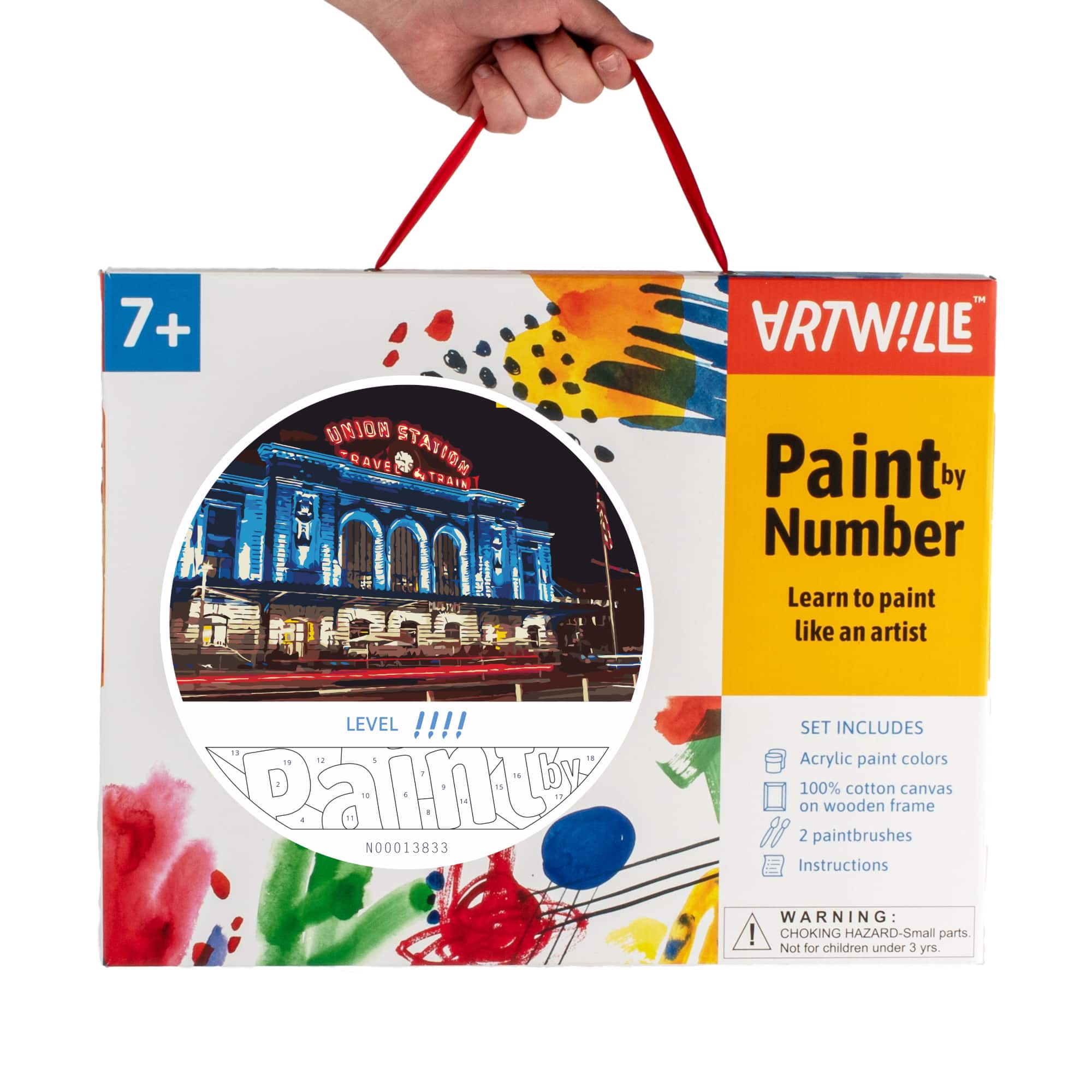 Artwille - Paint By Number Kit Denver Union Station