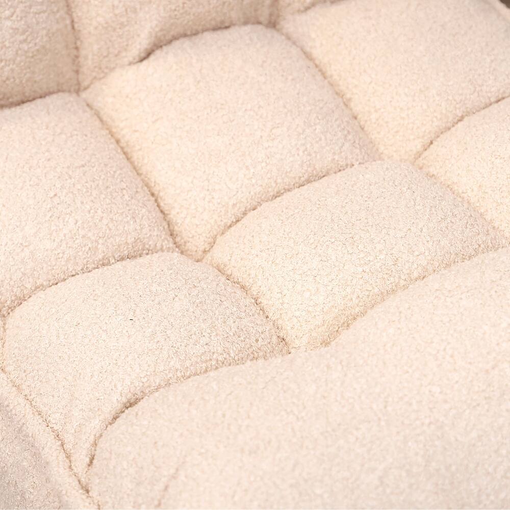 Alt View 10. Loheer - Loheer Adjustable Floor Chair Japanese Tatami Lazy Sofa White - White.