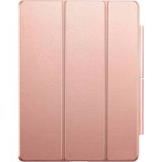 Front. SaharaCase - ESR Folio Case for Apple iPad Pro 11" (2nd, 3rd, and 4th Gen 2020-2022) - Rose Gold.