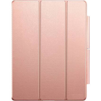 Front. SaharaCase - ESR Folio Case for Apple iPad Pro 11" (2nd, 3rd, and 4th Gen 2020-2022) - Rose Gold.