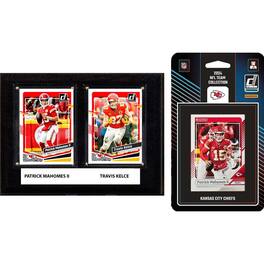 C&I Collectibles - Kansas City Chiefs 6" x 8" Player Plaque & 2024 Team Trading Card Set - Multicolor