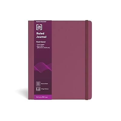 TRU RED - TRU RED™ Large Hard Cover Ruled Journal, (TR55730) - Purple