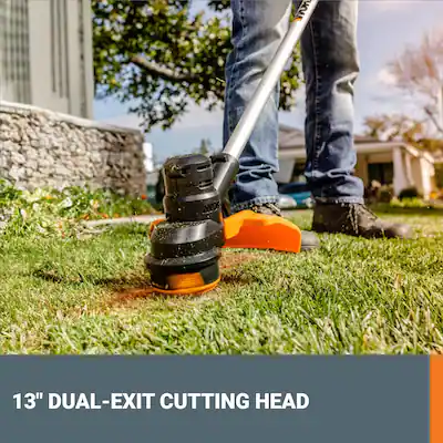 The Works Trimmer Edger Electric Lawn Edger Trencher 12 Amp (WG896