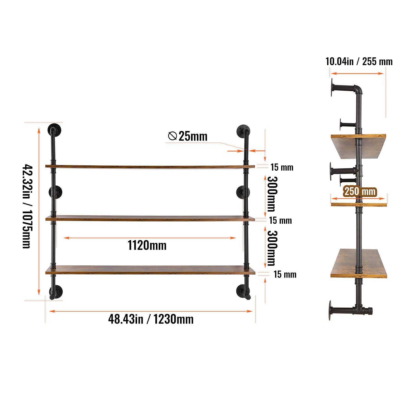 - 10.04in / 255 mm
- 42.32in / 1075mm
- 48.43in / 1230mm
- 1120mm
- 300mm
- 15 mm
- 250 mm
- 25mm