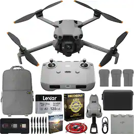 DJI - Mini 5 Pro Drone Quadcopter Fly More Combo with RC-N3 + Backpack Accessory Bundle