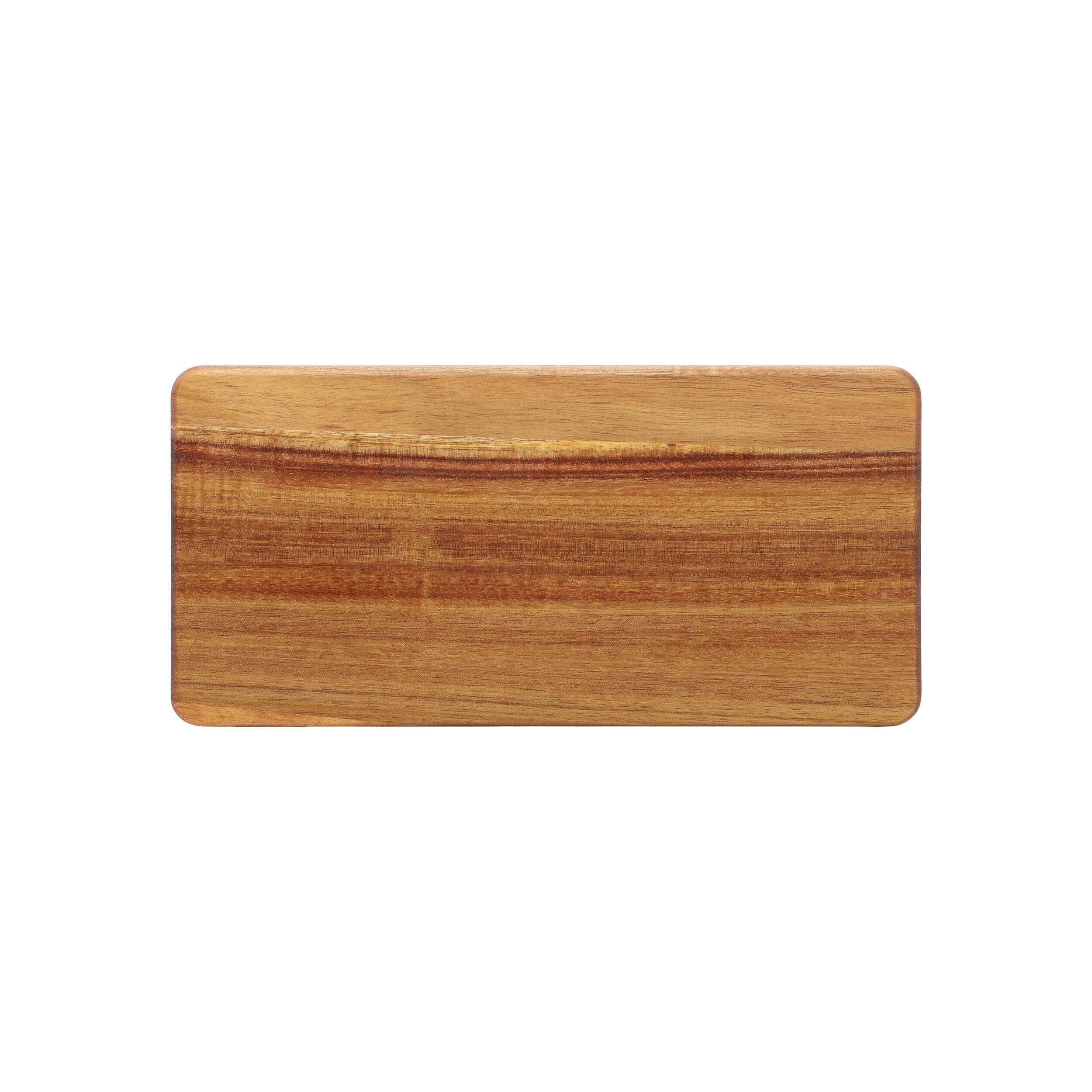 Alt View 5. MegaChef - MegaChef 3 Piece Acacia Wood Cutting, Prep and Serving Boards - Brown.